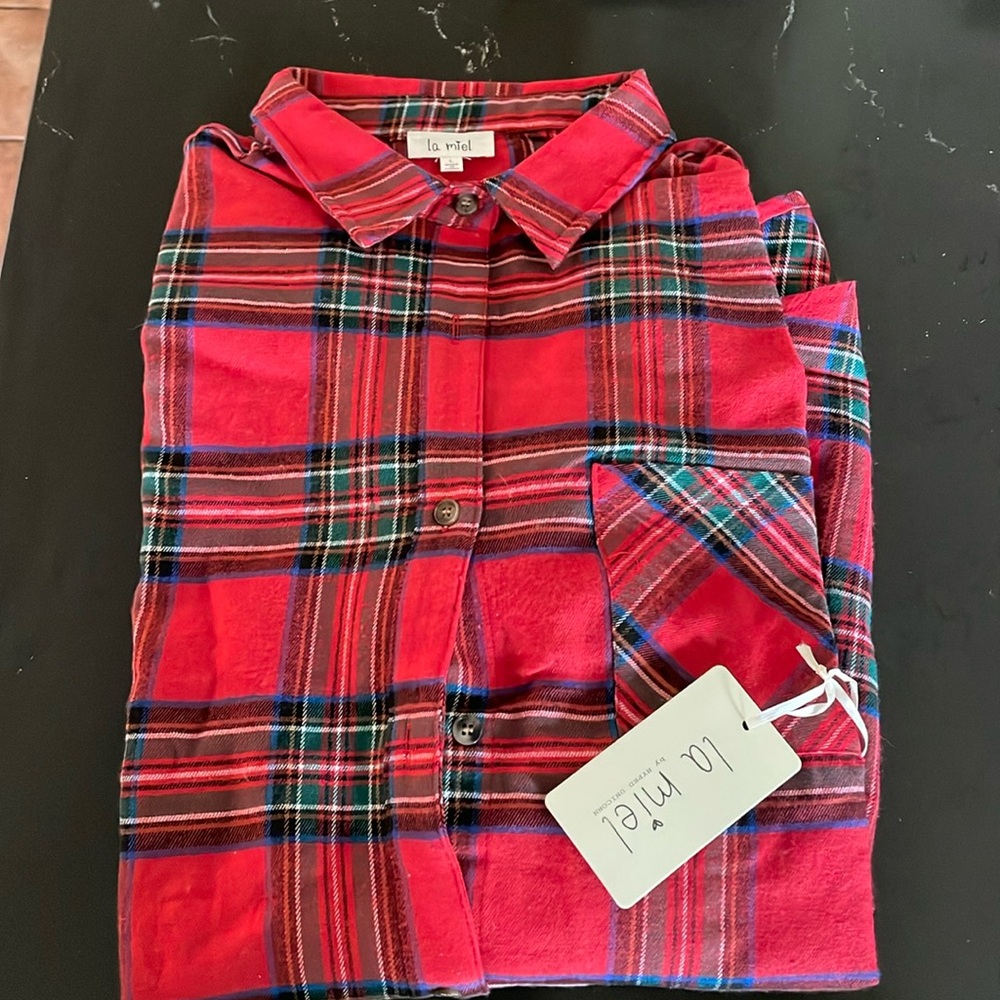 La Miel Flannel Button Up Shirt - Mindy Mae’s Market